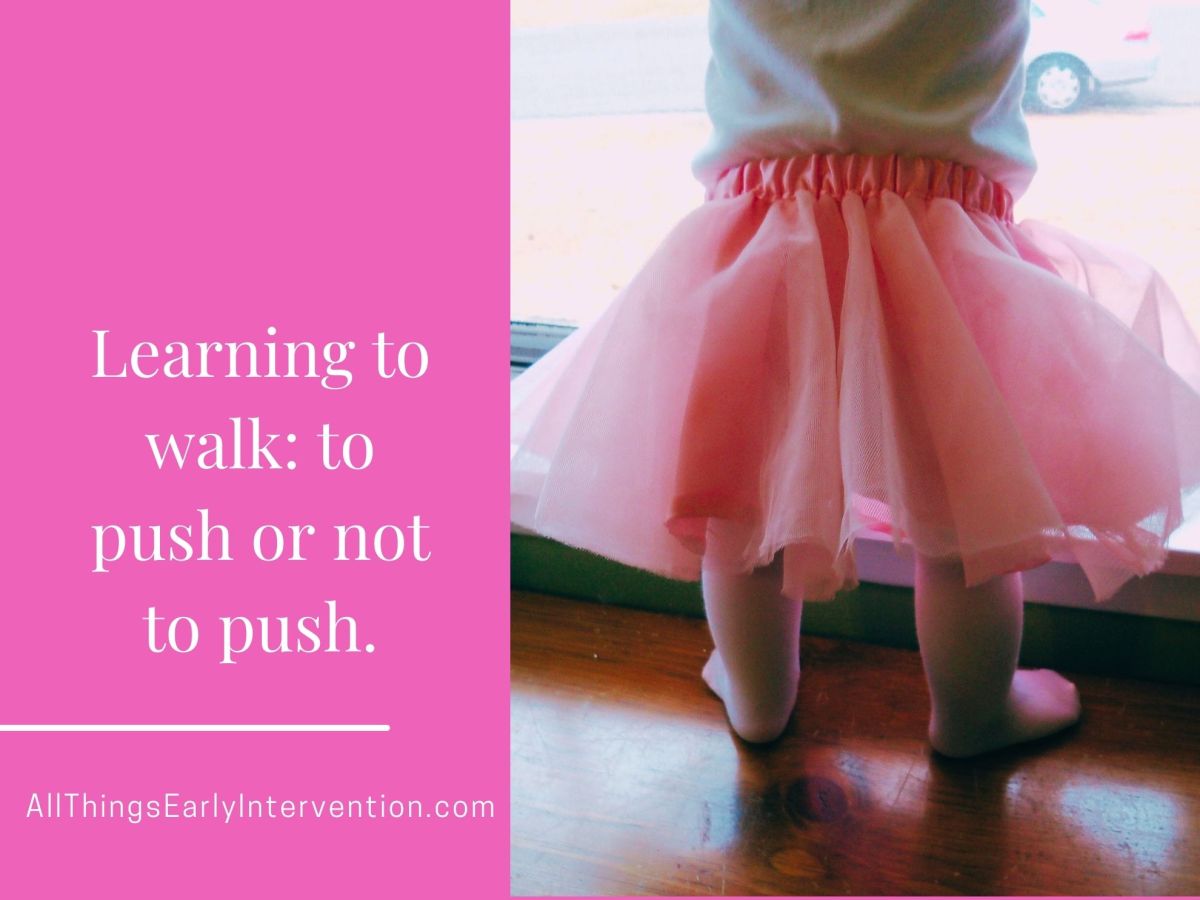 “Learning to Walk: To Push or Not to Push?”